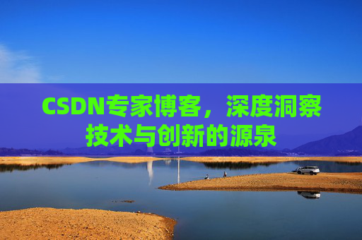 CSDN专家博客，深度洞察技术与创新的源泉